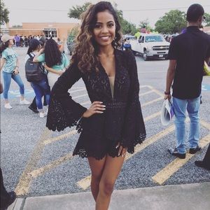 Ellie Wilde Lace Romper